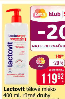 Tělové mléko Lactovit