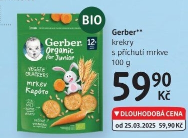 Krekry Gerber Organic for Baby