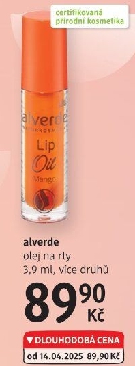 Olej na rty Alverde