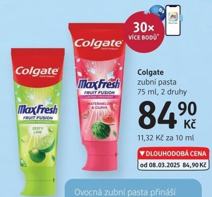 Pasty na zuby Colgate