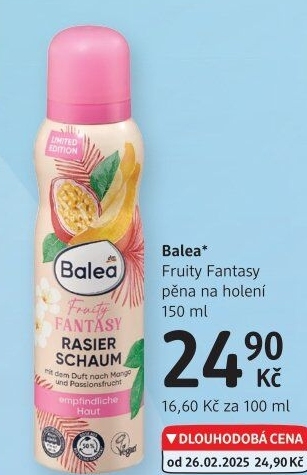Pěna na holení dámská Balea