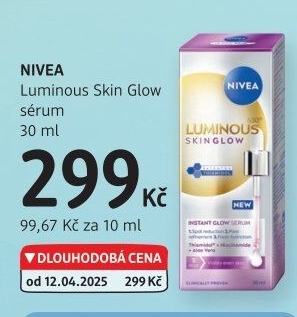 Pleťové sérum Luminous Skin Glow Nivea