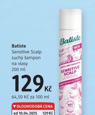 Šampon suchý Batiste