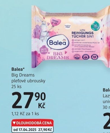 Ubrousky pleťové čisticí Balea