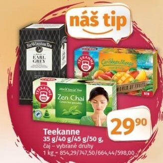 Čaje Teekanne