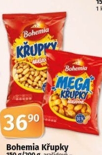 Křupky arašídové Bohemia Chips