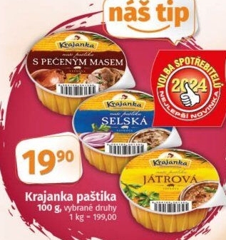 Paštiky Krajanka