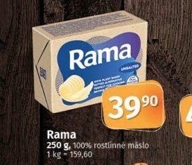 Rama rostlinná Plant Based Butter Alternative