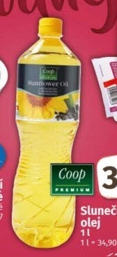 Slunečnicový olej Coop Premium