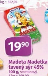 Sýr tavený smetanový Madetka