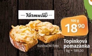 Topinková pomazánka Varmuža