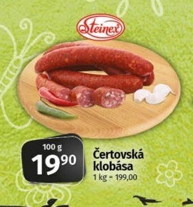 Čertovská klobása Steinex