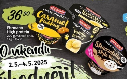 Dezert pudink High protein Ehrmann