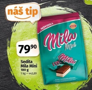 Oplatky mini Mila Sedita