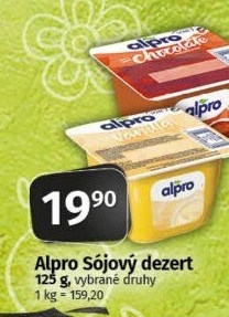 Sójový dezert Alpro