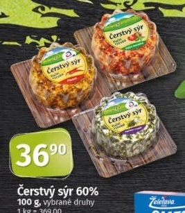 Sýr čerstvý v koření Kromilk