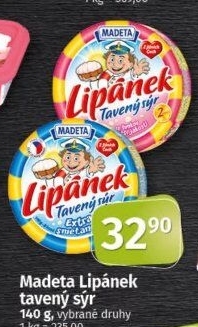 Sýr tavený Lipánek Madeta