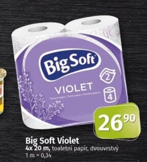 Toaletní papír 2vrstvý Big Soft