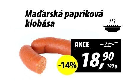 Maďarská papriková klobása
