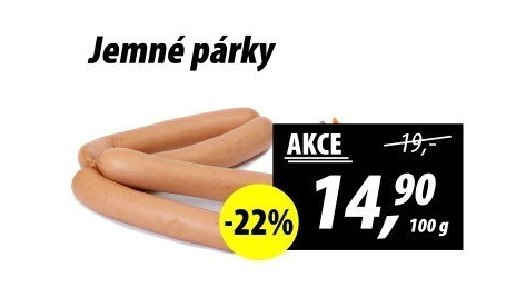 Párky jemné