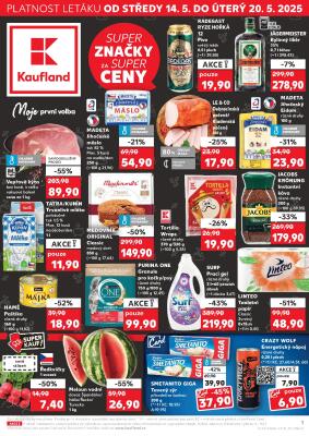 akční leták Kaufland 14.5.2025-20.5.2025
