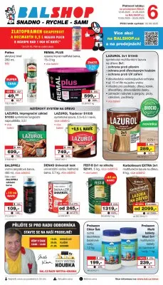 akční leták Barvy a laky drogerie 10.5.2025-30.5.2025