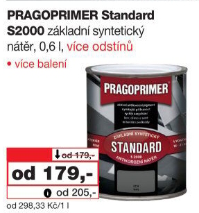 Barva na kov Standard Pragoprimer
