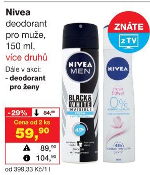 Deodorant sprej Nivea