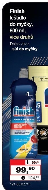 Leštidlo do myčky Finish