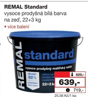 Malířská barva Remal Standard