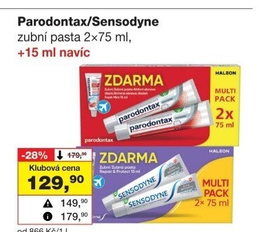 Pasta na zuby Sensodyne