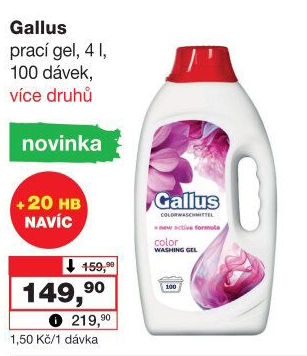 Prací gel Gallus