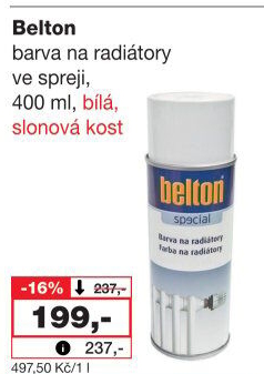 Sprej na radiátory Belton