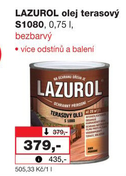 Terasový olej Lazurol