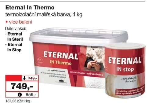 Termoizolační malířská barva IN Thermo Eternal