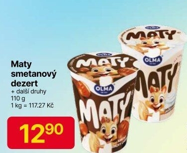 Dezert Olmíci Maty Olma