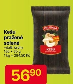 Kešu pražené Dr.Ensa