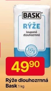 Rýže dlouhozrnná Bask