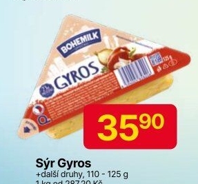 Sýr Gyros Bohemilk