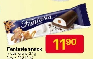 Tyčinka Fantasia Danone
