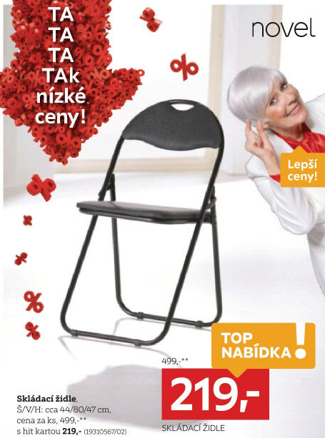SKLÁDACÍ KŘESLO