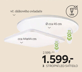 STROPNÍ LED SVÍTIDLO