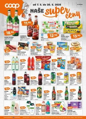 akční leták COOP 14.5.2025-20.5.2025