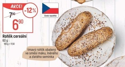 Cereální rohlík