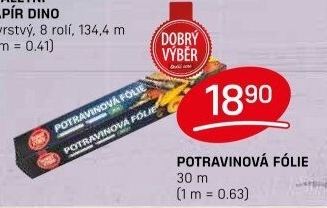 Fólie potravinová Dobrý výběr