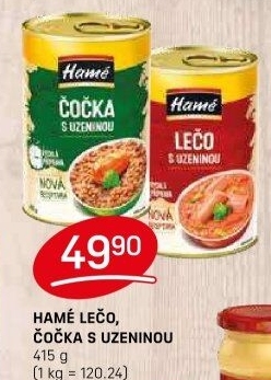 Lečo s uzeninou Hamé - konzerva