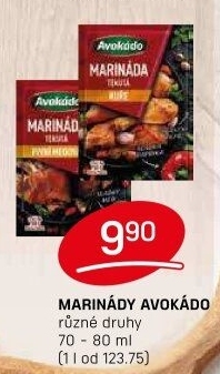 Marináda Avokádo