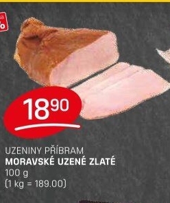 Moravské uzené zlatéPříbramská uzenina