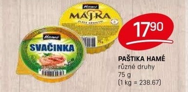 Paštiky Hamé