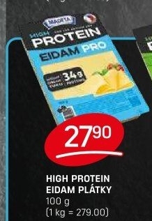 Sýr Eidam Pro Hight Protein Madeta